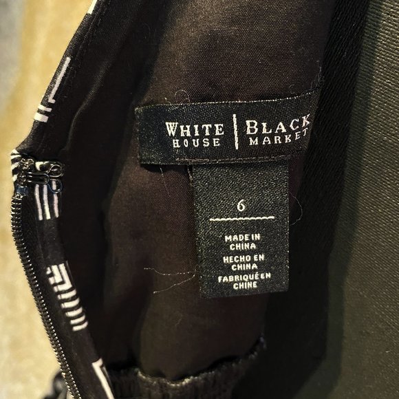 White House Black Market Sleeveless Midi Dress Size 6 - Picture 5 of 5